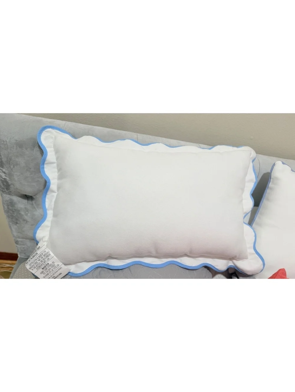 NWT Hobby Lobby Floral Scalloped Pillow